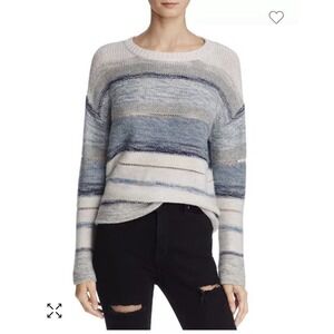 NWT Rails Womens Cashmere Wool Pullover Sweater Striped Boho Winter Fall Sz S